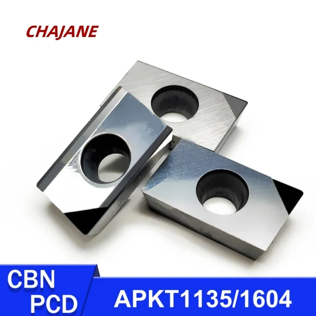 PCD Polycrystalline Diamond Tool CNC Blade APMT1135 1604 Customizable OEM External Turning for Copper and Aluminum