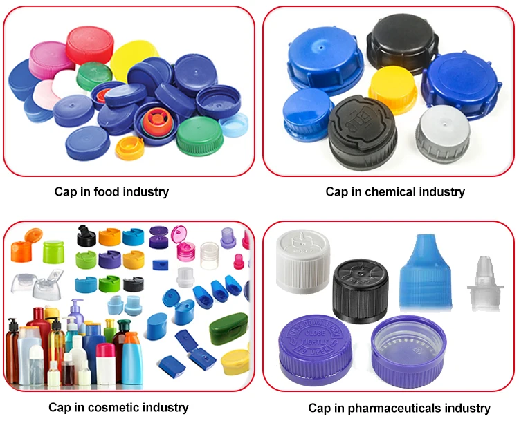
28mm 46mm Plastic water bottle cap making oil bottle lids pp cover closure making small injection molding machine 