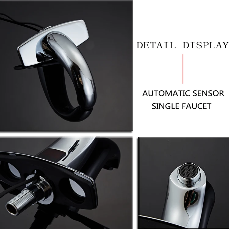 High quality brass luxury kitchen tap valve single cold filter chrome kitchen water touchless faucet accessories with sensor