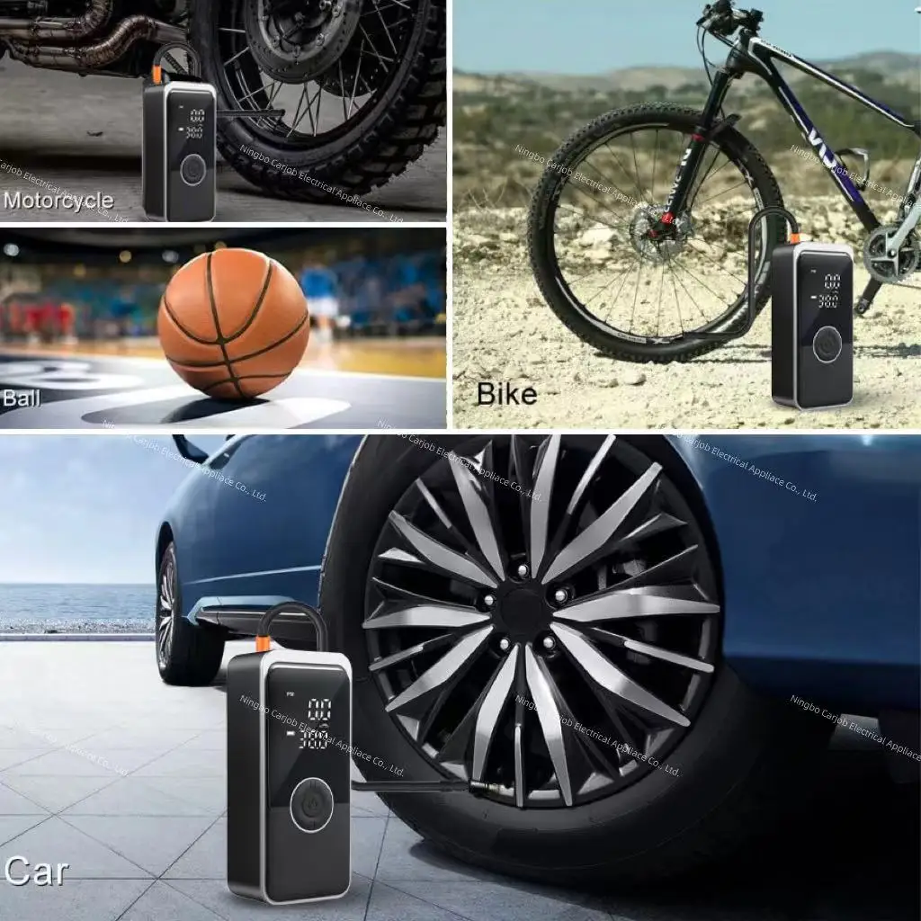 Best Quality Car Tester Intelligent Tyre Pump Portable Air Compressors Digital Display Car Tire Inflator Electric Car Pump