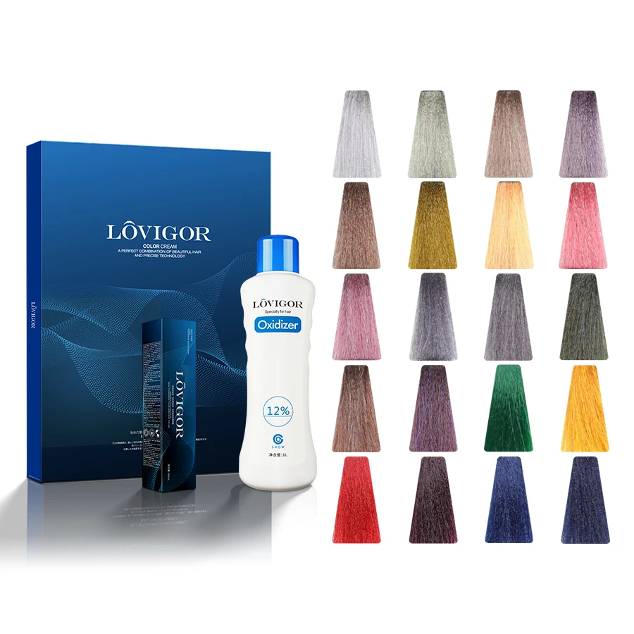 Best Quality Permanent Hair Color Cream for Professional Salon Aluminum Tube