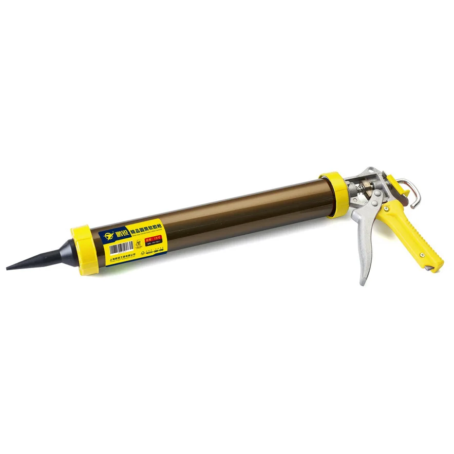 High Quality Professional Two-Component Caulking Glass Glue Gun Industrial Grade Plastic Handle Aluminum Tube Manual
