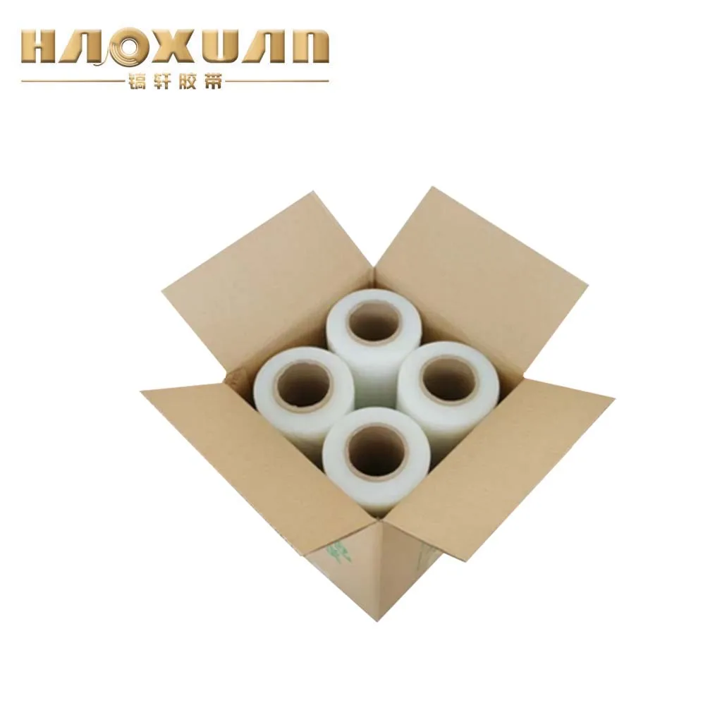 Self-Adhesive PE Stretch Film Soft High Glossy Waterproof Available in 30cm and 50cm Width 30m and 300m Length