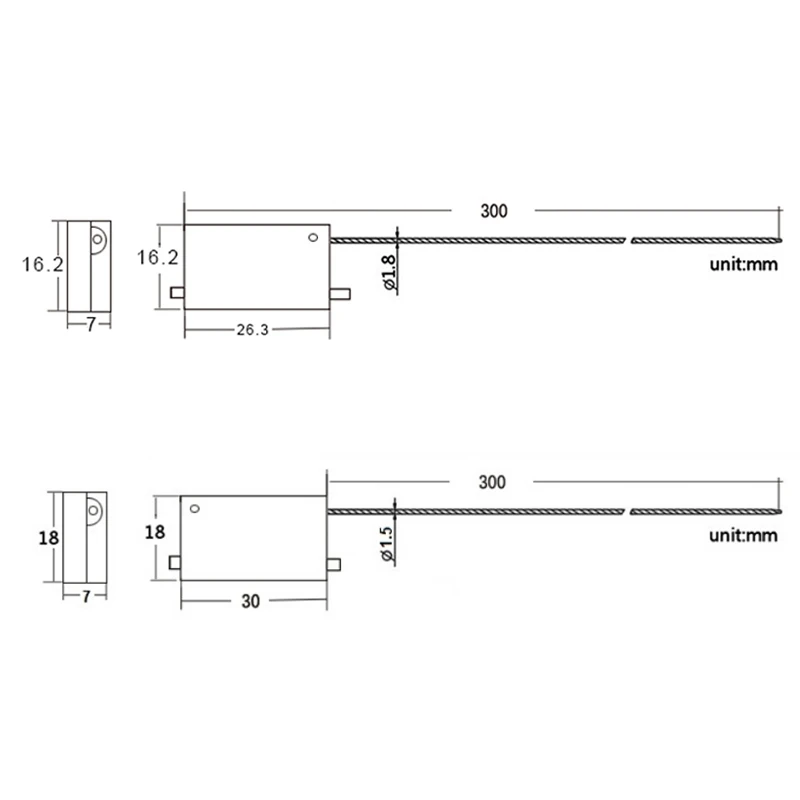 OY-CS110 Tighten Type Tamper Plastic Cable Entry Seals For Containers Container Cable Wire Seal