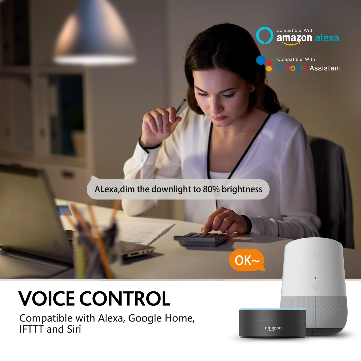 Высокое качество сертификация U L CE Wi-Fi e27 домашнее освещение умные автоматические заряжаемые светодиодные лампы автоматическая
