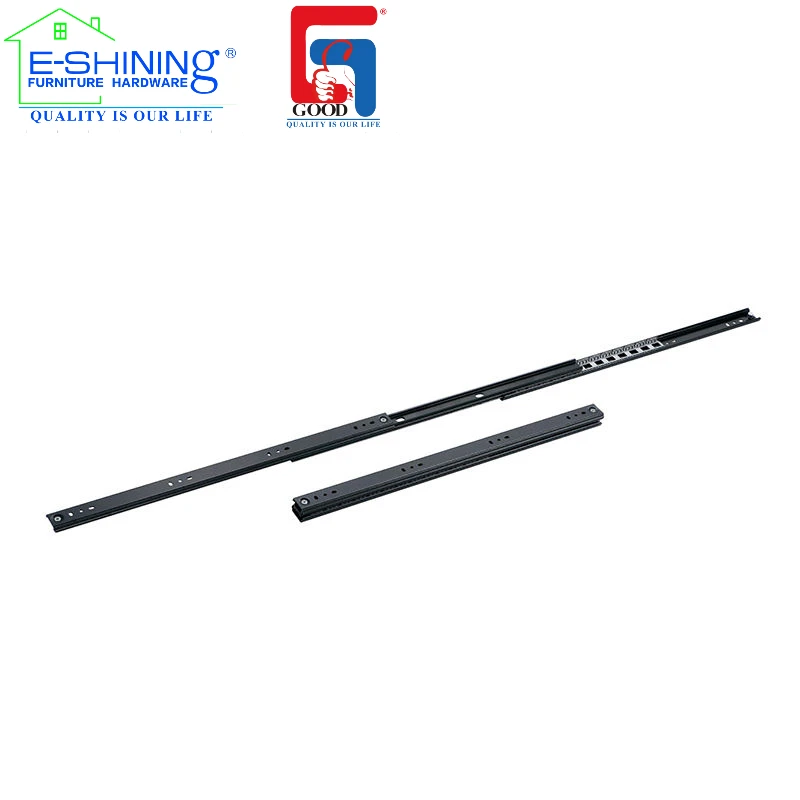 transformable furniture aluminum pull out party table slide with double legs T type extendable dining table mechanism