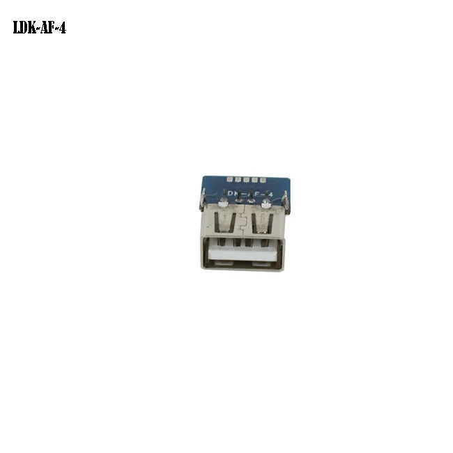 SMT USB AF Type Connector 2.0 customizable Usb Female Socket for 5Pin Fpc Cable