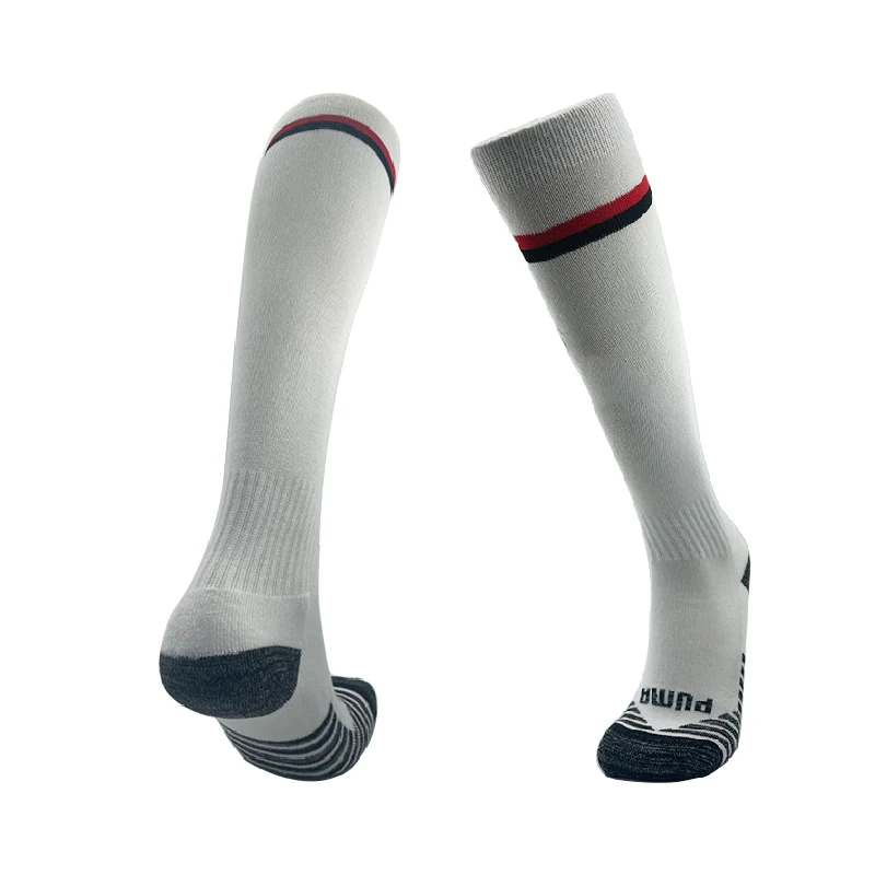 Thai quality custom logo grip sports sock compression stockings high quality Nylon Soccer Socks