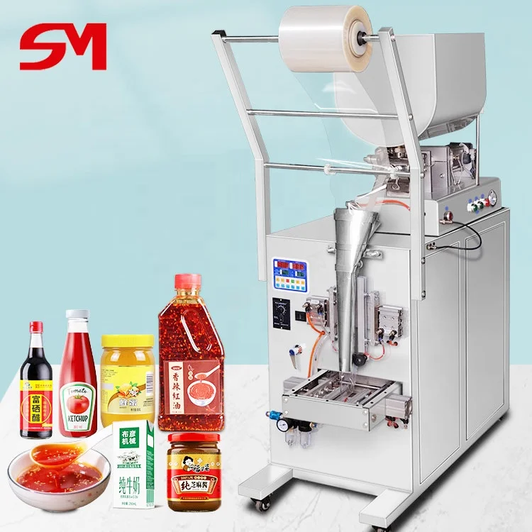Most World Popular Multifunctional Butter Toothpaste Seafood Sauce Filling And Wrapping Sealing Machine