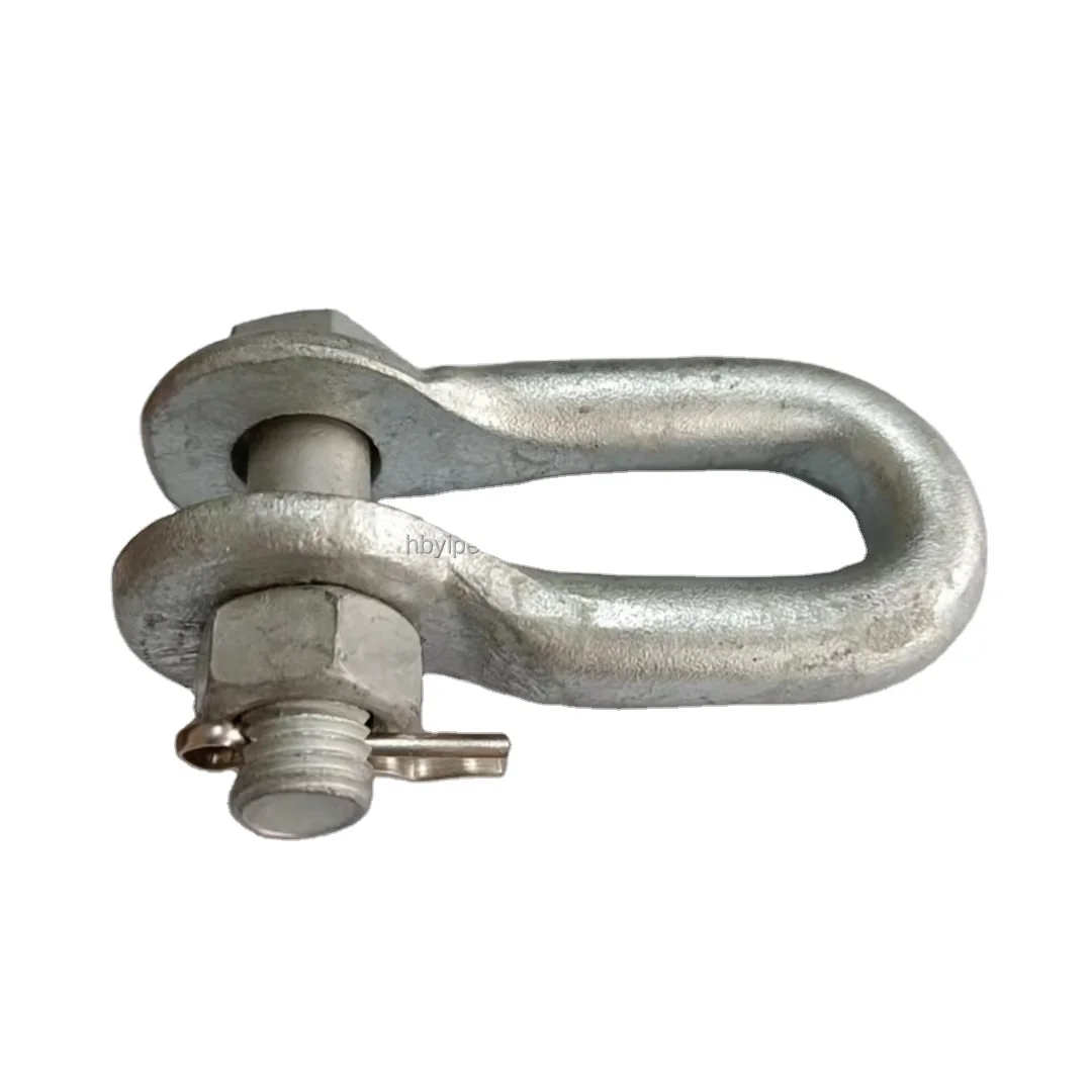 Hot Dip Galvanized Clevis for Power Line Fittings / Shackle / U Shackle With Clevis Pin