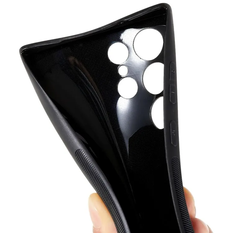 2023 New Product Carbon Fiber TPU S23 Ultra Phone Case for Samsung Galaxy S23 Ultra Mobile Phone Case