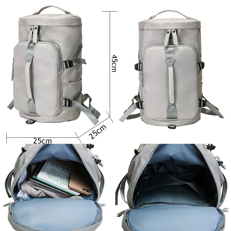 In Stock Custom Logo New Design Gym Travel Sports Multifunction Duffel Bag Custom Logo Duffle Bag For Women Men