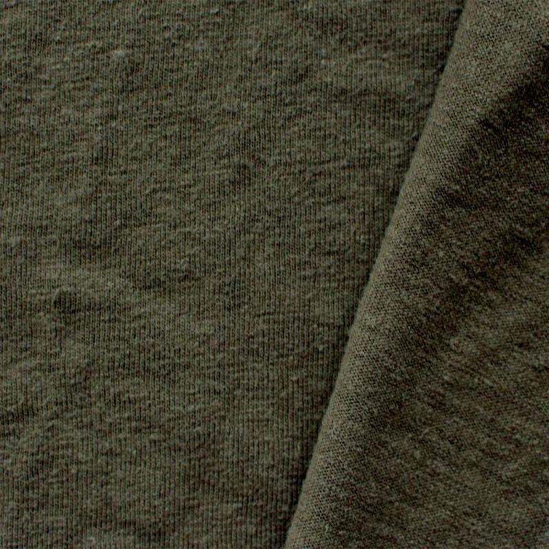 factory 180gsm 55% hemp 45% polyester jersey comfortable soft knitted fabric for man t shirt