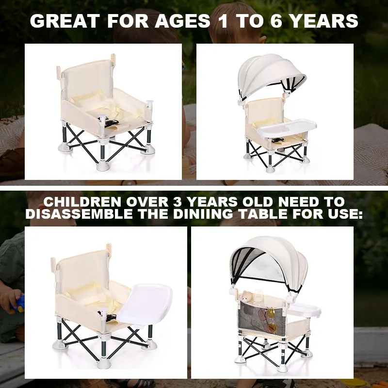 Foldable Back Low Outdoor Picnic Chair For Children Photo Portable Baby Study Custom Colors