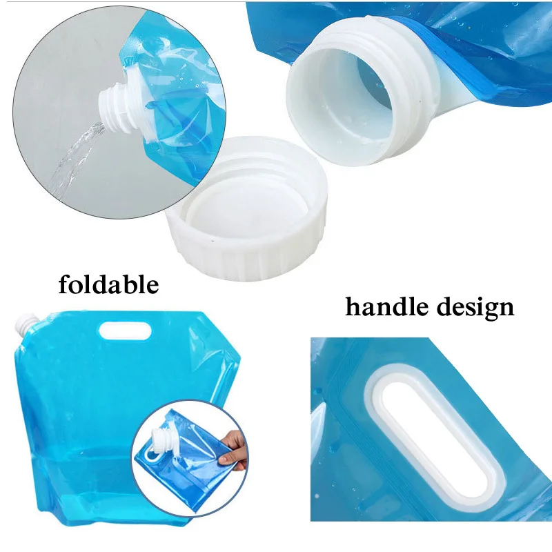Custom design Folding reusable storage bags kangen 5L water bag