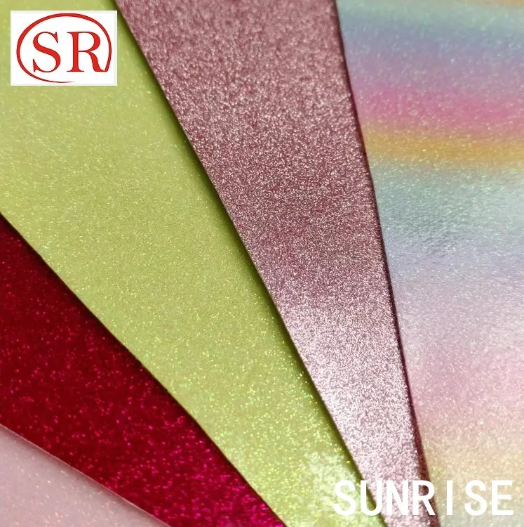 China Factory Patent glossy PU synthetic leather products material leather custom for shoe