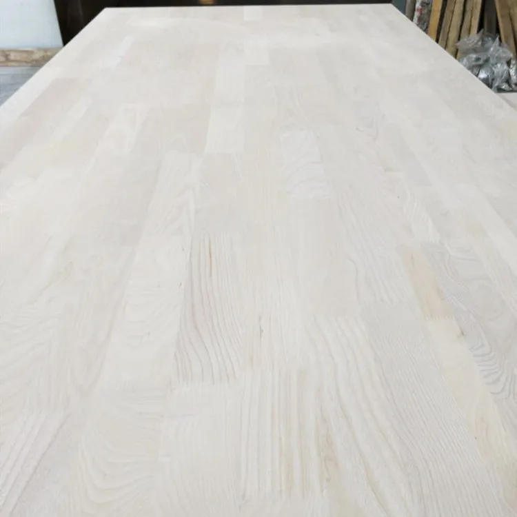 China product   finger jointed boards ash wood Stool surface solid wood boards ash wood