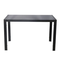 Light luxury coffee table slate top indoor living room table with elegant golden chromed plating iron leg dining table