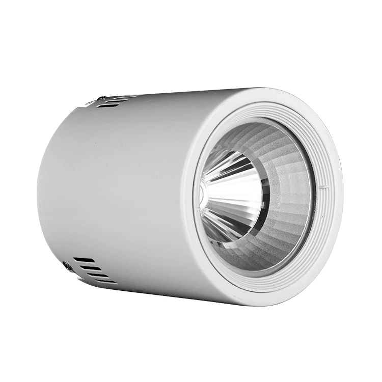 Zhongshan OEPE LED Down Light Black/White Square Shape Surface Mounted Led Cob12W Down Light factory wholesale housing