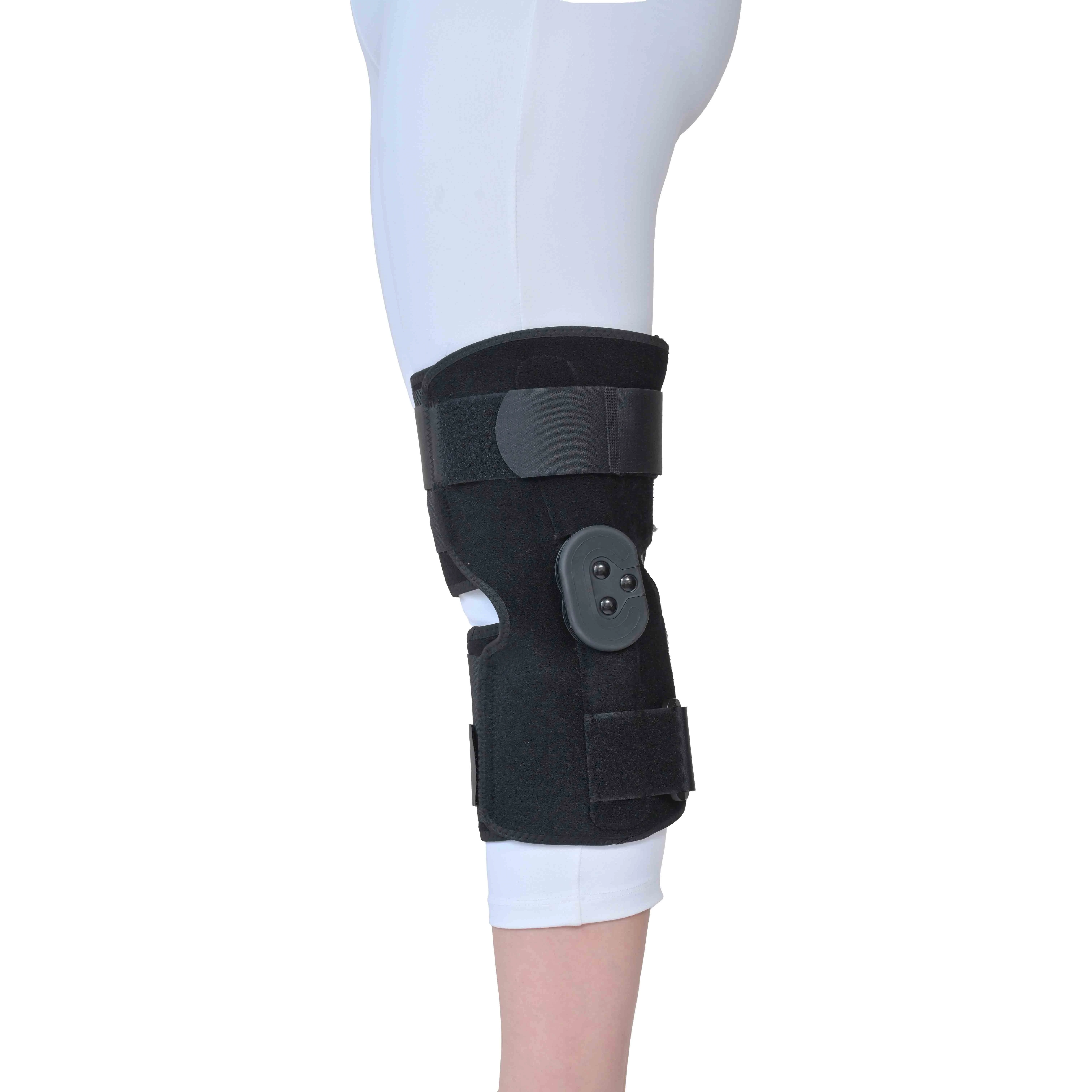 Adjustable locking dia knee fixation brace immobilizer Healthcare knee movement control and injury rehabilitation