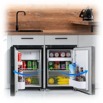 40L, 50L, 85L, 90L Boat Fridge Freezer 12V 24V DC Compressor RV Camper Van Refrigerator