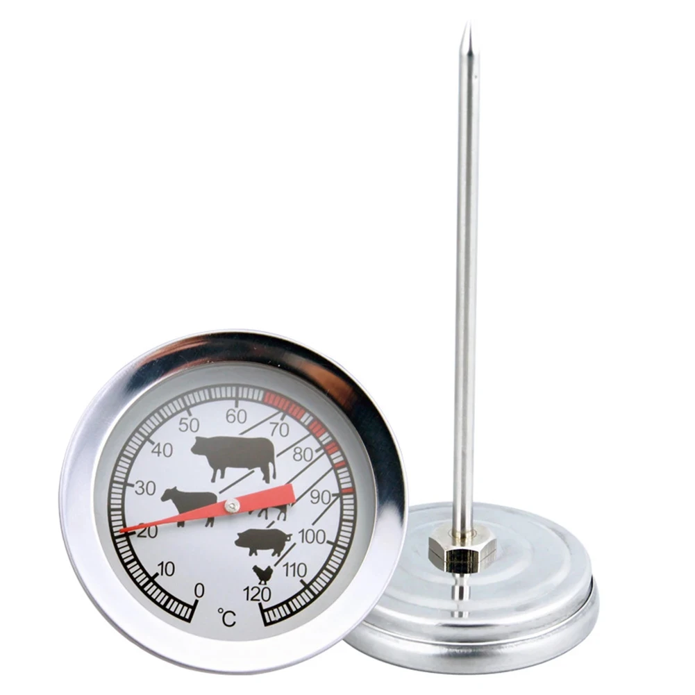 High Quality Stainless Steel Digital Metal Kitchen Coffee Milk Thermometer Barbecue Food Thermometer