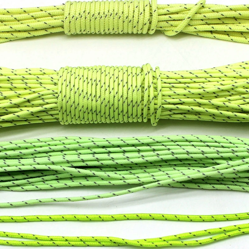 4mm Nylon Pet Reflective Traction Rope Soft Unique Reflective Set Rope Leash Outdoor Walking Braided Rope Support 500 Meters