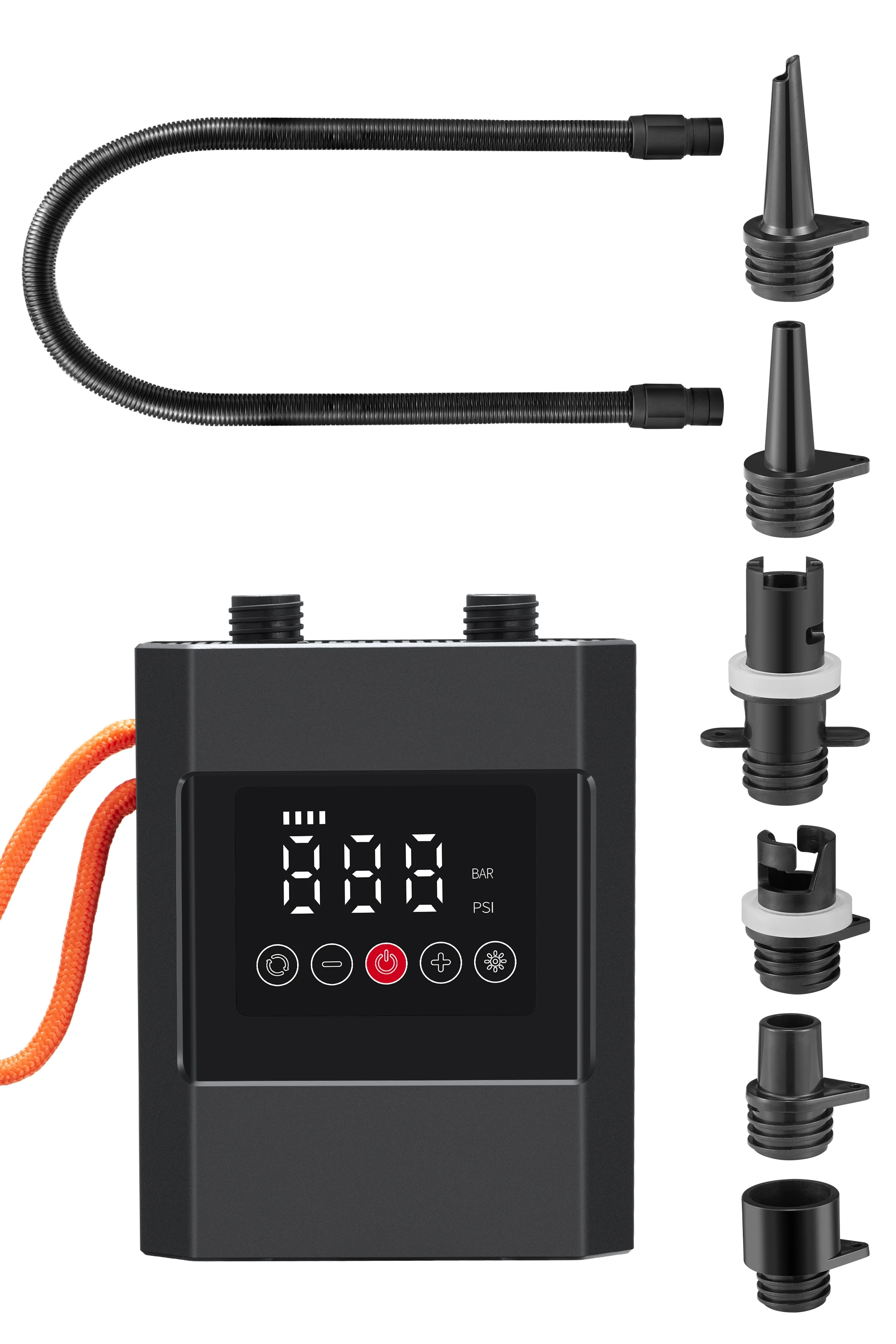 High pressure Electric built-in battery LED display air inflation deflation pump sup inflate pump machine for inflatable boat