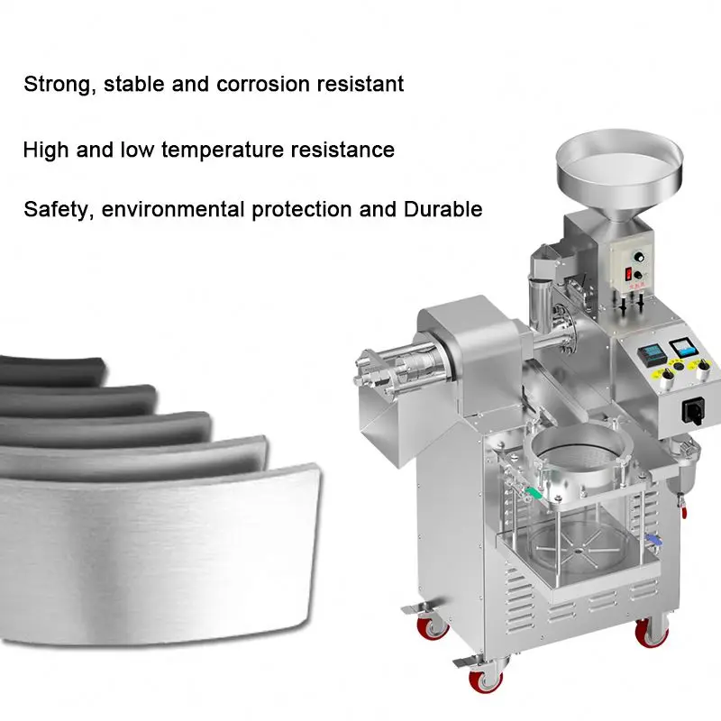 Automatic household stainless steel mini oil press machine export small family hot and cold pressed oil machine price