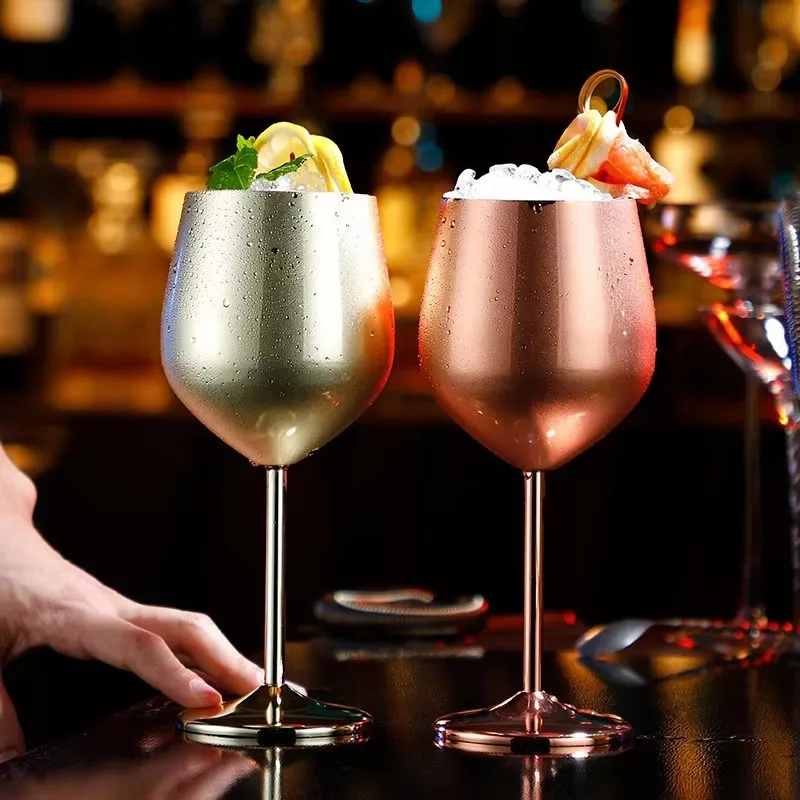 Stainless Steel 304 champagne glass  Factory Direct Bar Tools bucket Bar Tools wine glass