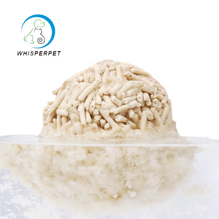 OEM Eco Friendly Flushable soybean  TOFU Cat Litter Made of Soy Fiber