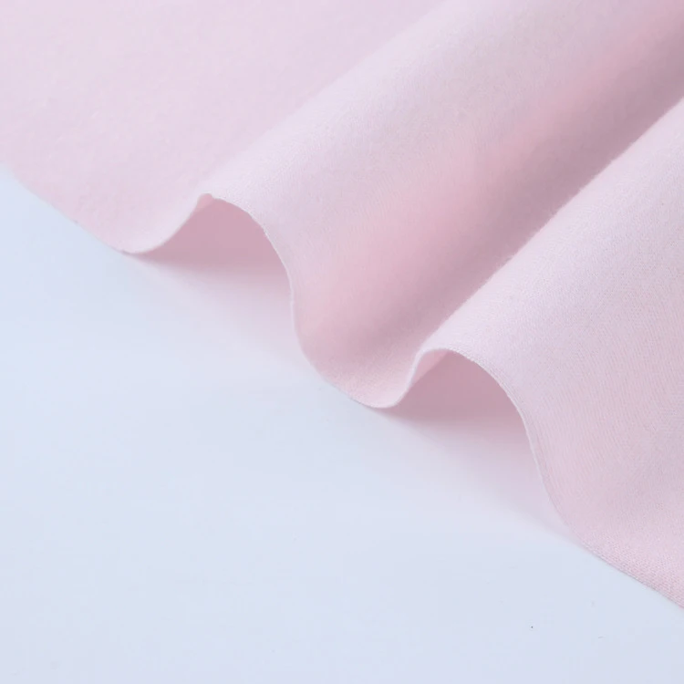 Factory Spot 100% Cotton Soccer Jersey Fabric Plain Single Jersey 190G T-Shirt Fabric