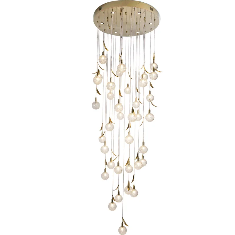 Customized hotel lobby chandelier creative designer villa elevated clubhouse engineering lighting fixtures