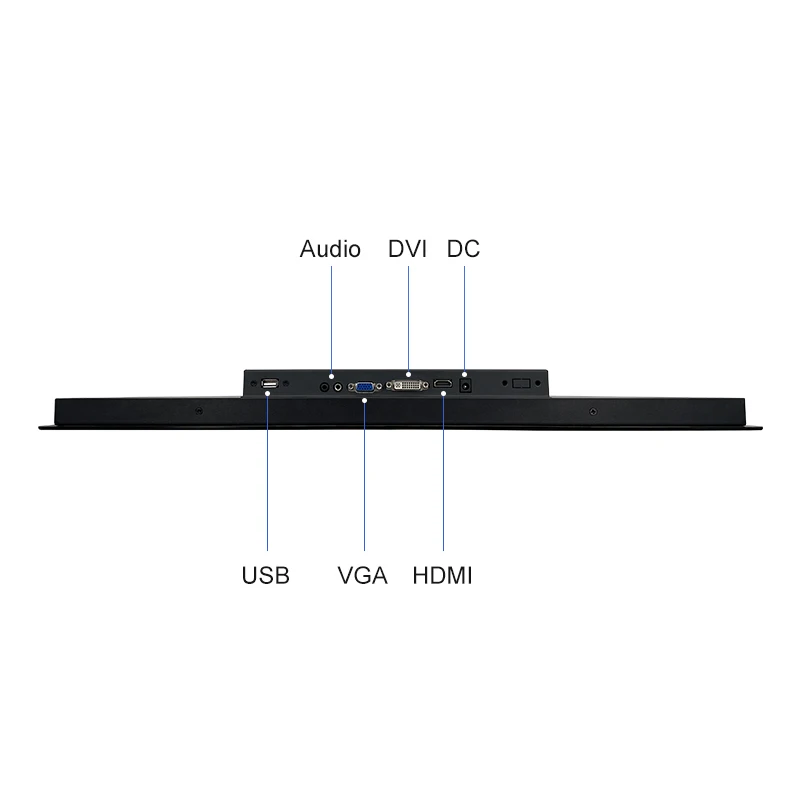 21.5 inch touch screen monitor embedded HD-MI VGA industrial lcd monitor waterproof wall mounted monitor