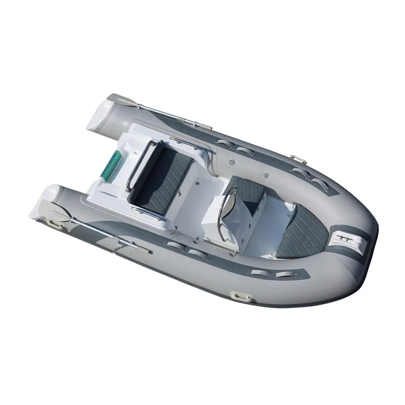 RIB boat 12 FT RIB360 inflatable boat rigid speed 3.6 m fiberglass hull yacht boat for leisure and fishing sports