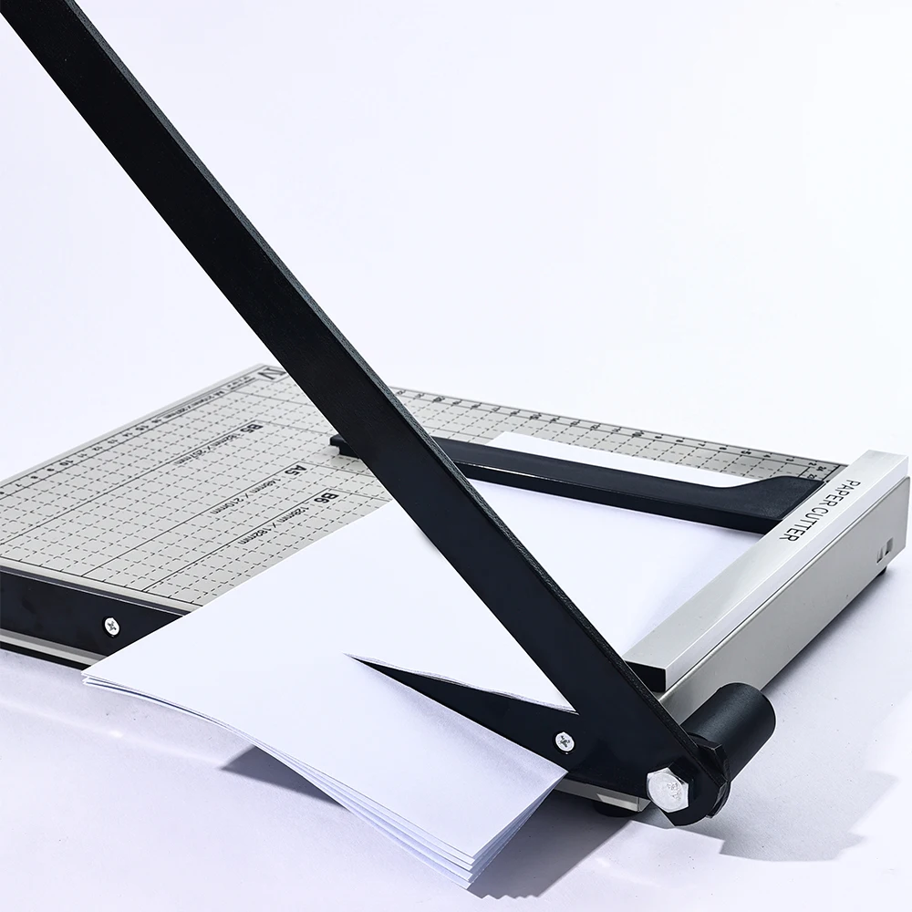 Metal Manual A4 Guillotine Wrapping Paper Cutter 12*10 inch Photo Paper Hand Cutter Saving Trimmer