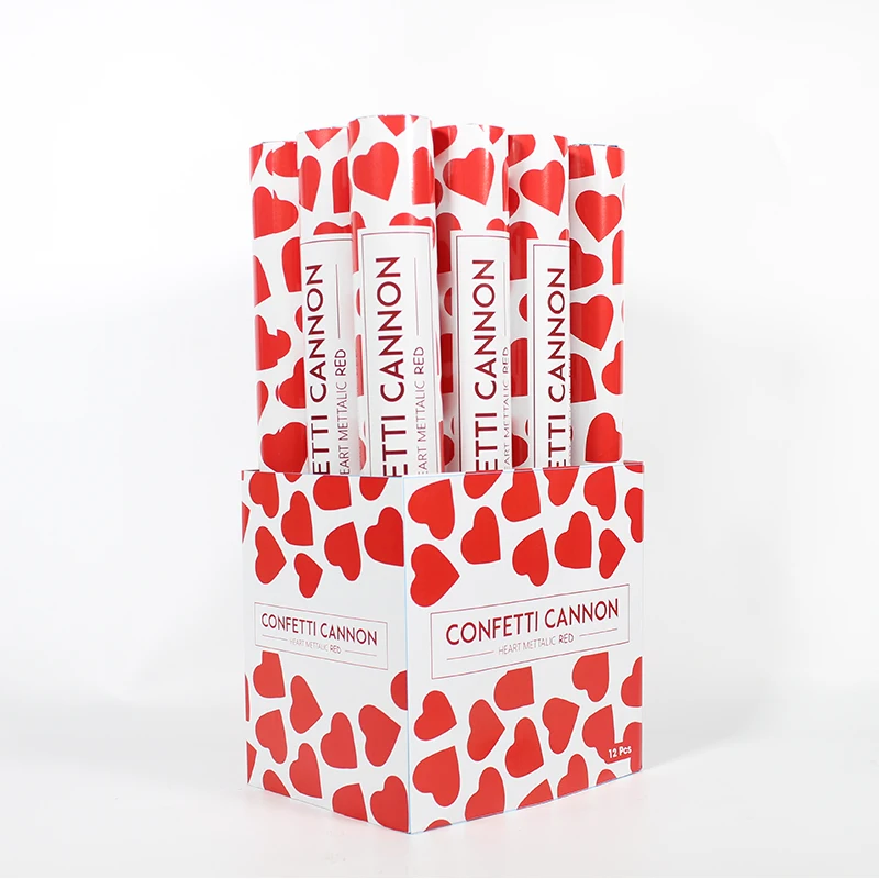 Custom Painting Party Favors Red Confetti Cannon Party Poppers for Sale