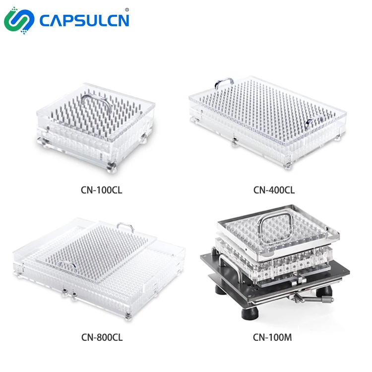 Limit Discounts CN-800CL High Quality Acrylic plexiglass Manual Capsule Filling Machine