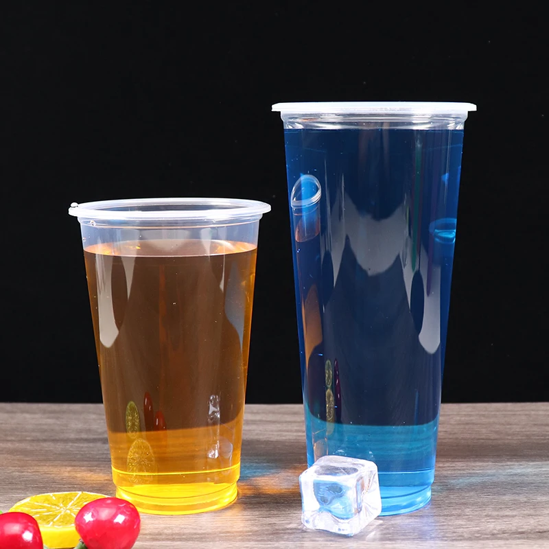 customized 22 oz custom printed takeaway disposable plastic pp milk tea cup for bubble boba beverage of drink