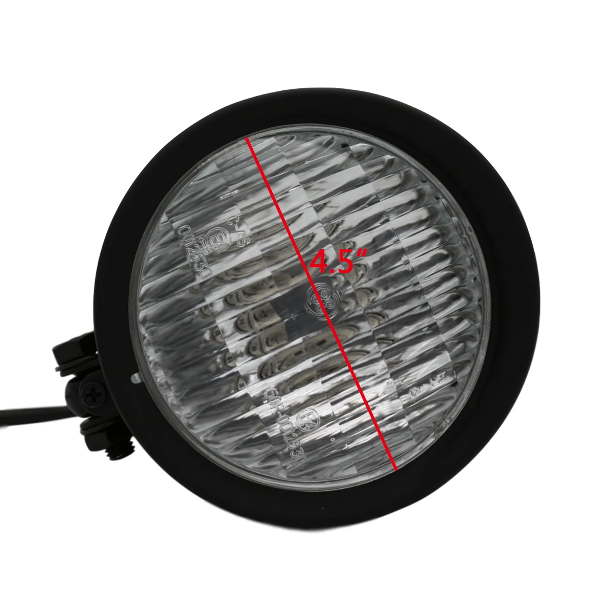 4.5' Matte Black Classic Custom Motorcycle Headlight for Sport bikes