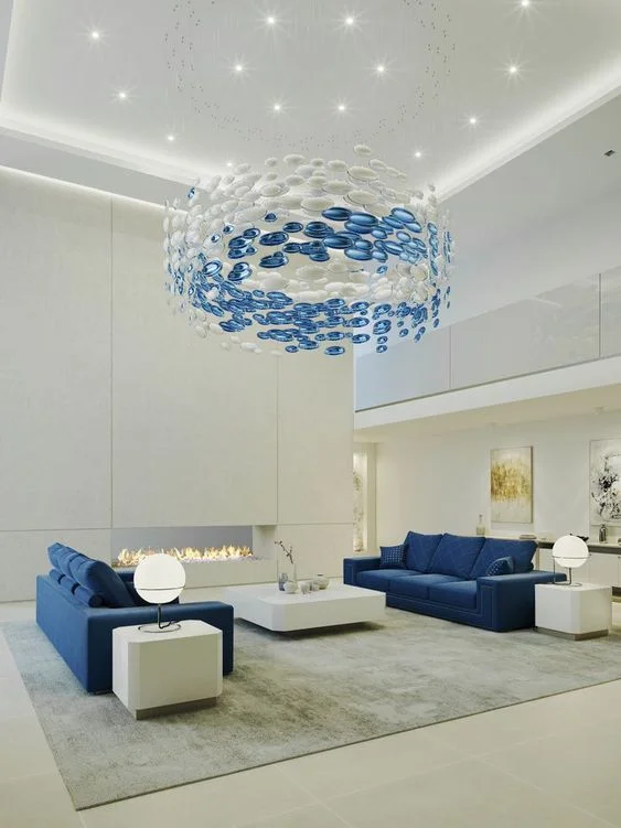 Luxury Modern Chandelier for Hotel Villa Living Room Customized by Manufacturer