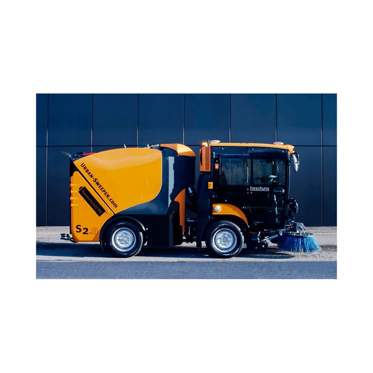 Road Sweeper Cleaning Robot Vacuum Cleaner Intelligence Sweeper With Tractor