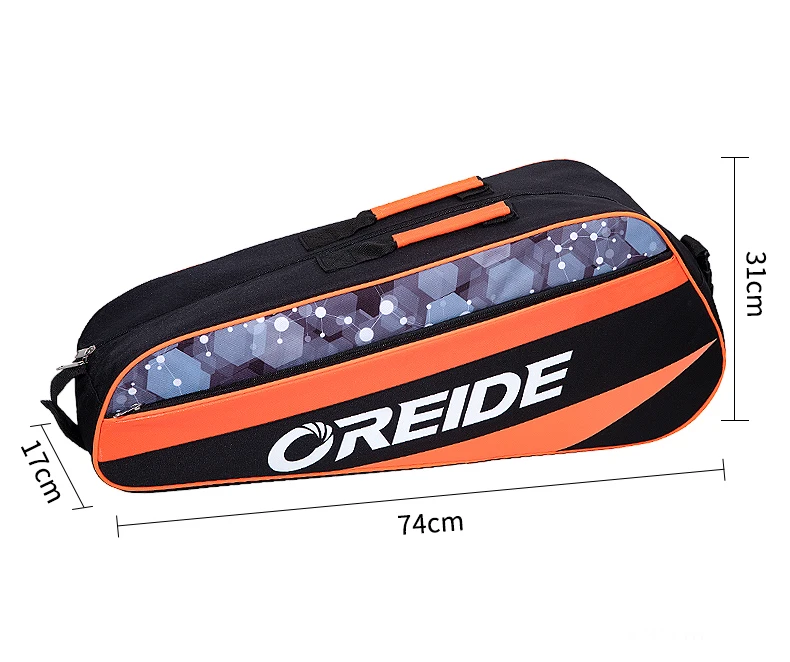 Custom professional High Quality yonex badminton racket bat gear duffel bag padel tennis racket bag with shoe storage