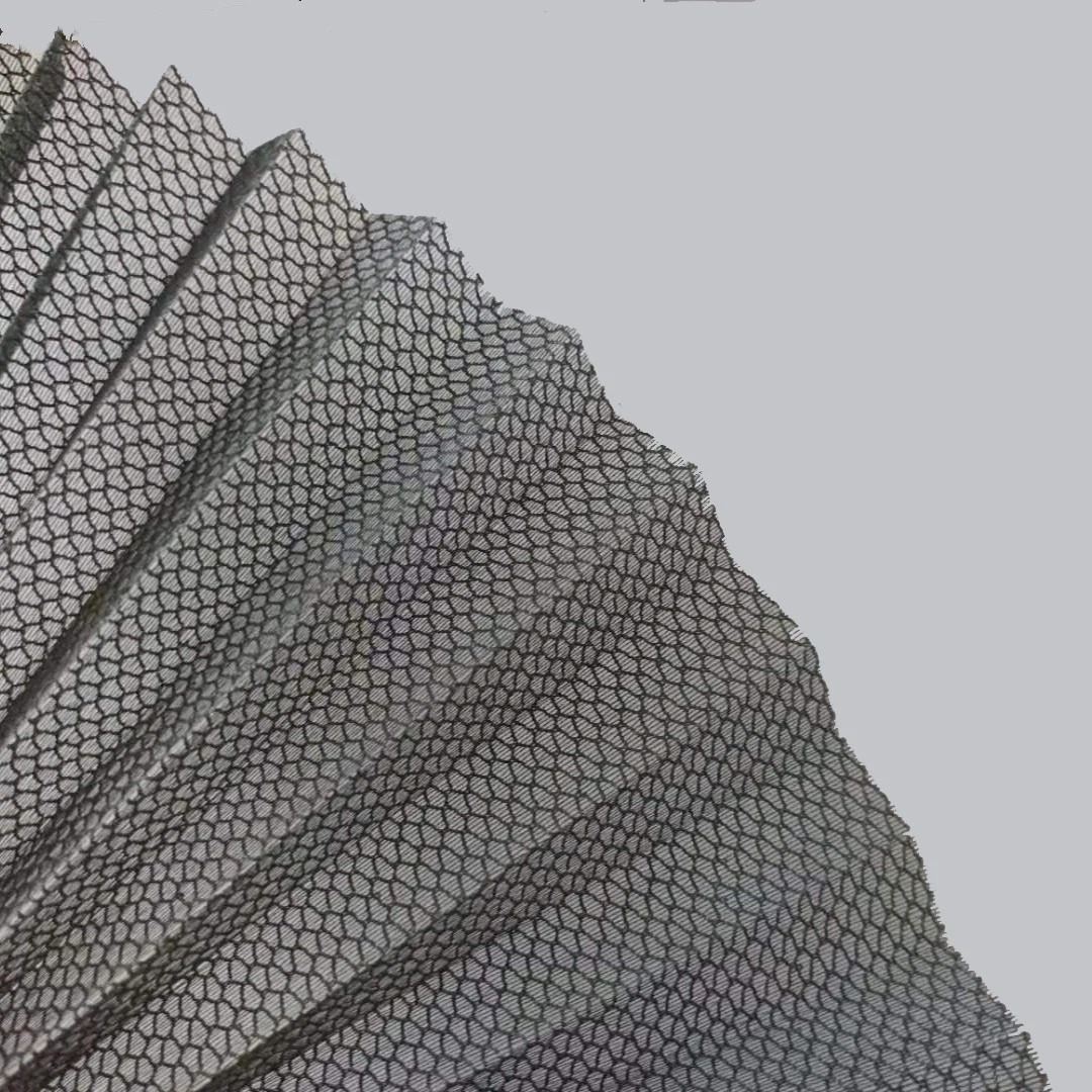 European Pleated Mesh Plastic Plisse Net Anti Insect Folding Door Screen Polyester Fiber Bug Netting