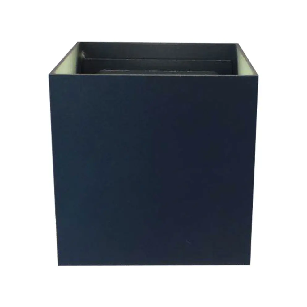 Современный дизайн ворот светодиодный водонепроницаемый наружный куб черный настенный светильник