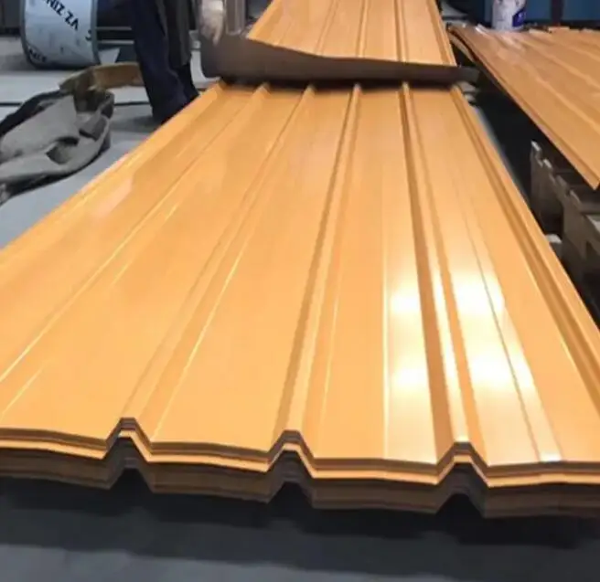 roofing iron High Quality Color Galvanized Zinc Coated Corrugated Metal Steel Roof Sheet Roofing Tile