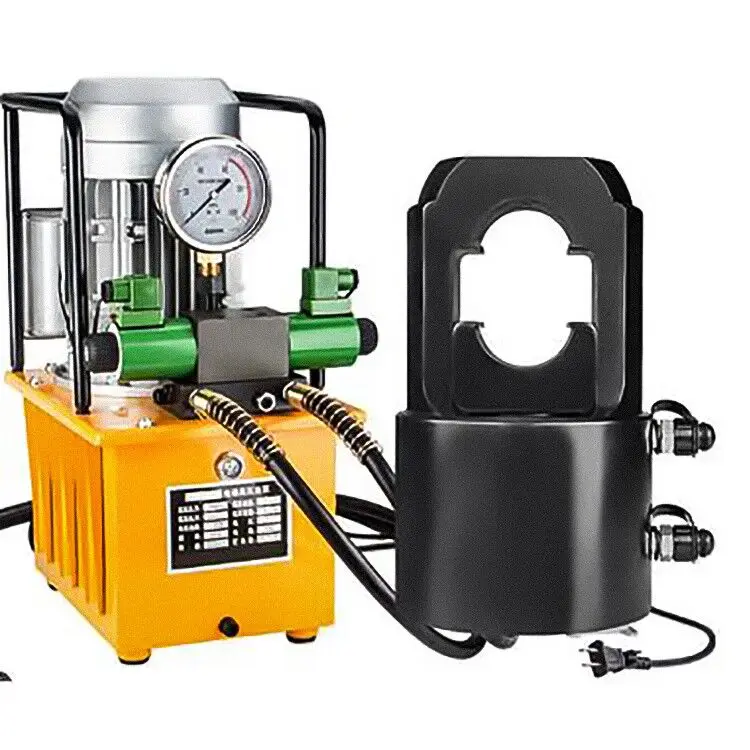 
Split design 135 tons wire rope sleeve press with hydraulic pump 