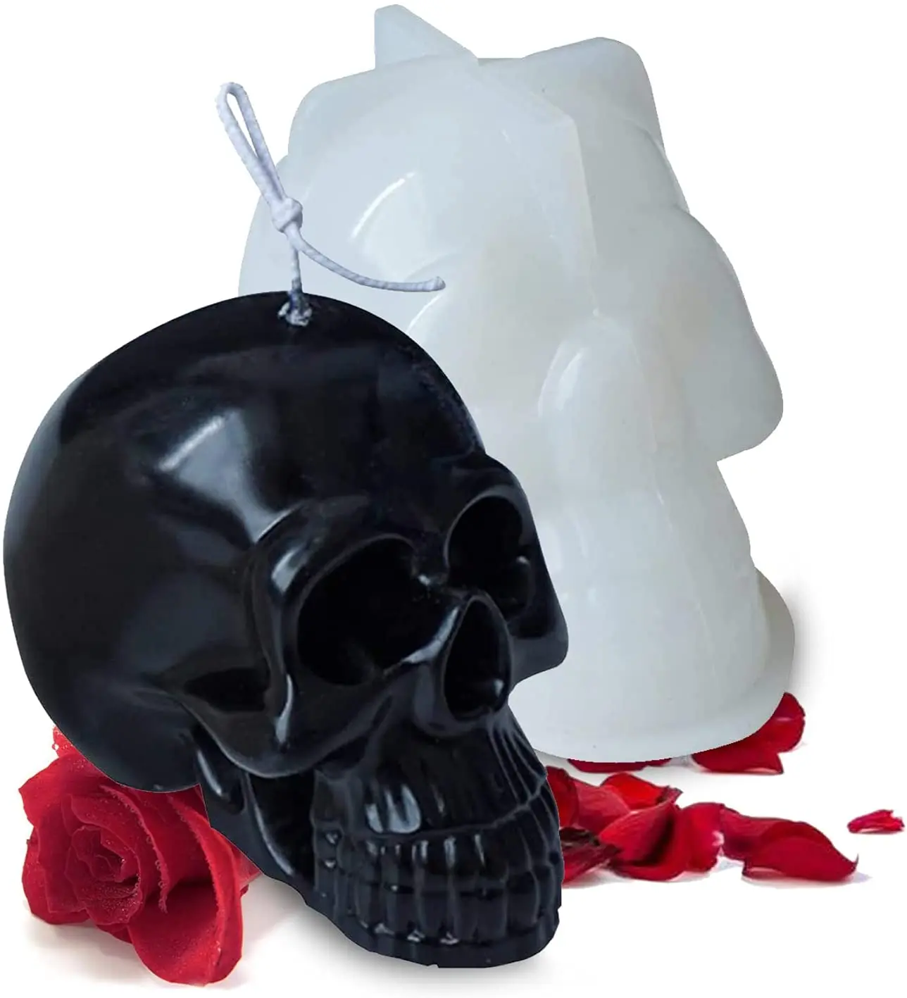 diy  church crysta silicon halloween christmas tree candle molds for candle making kit