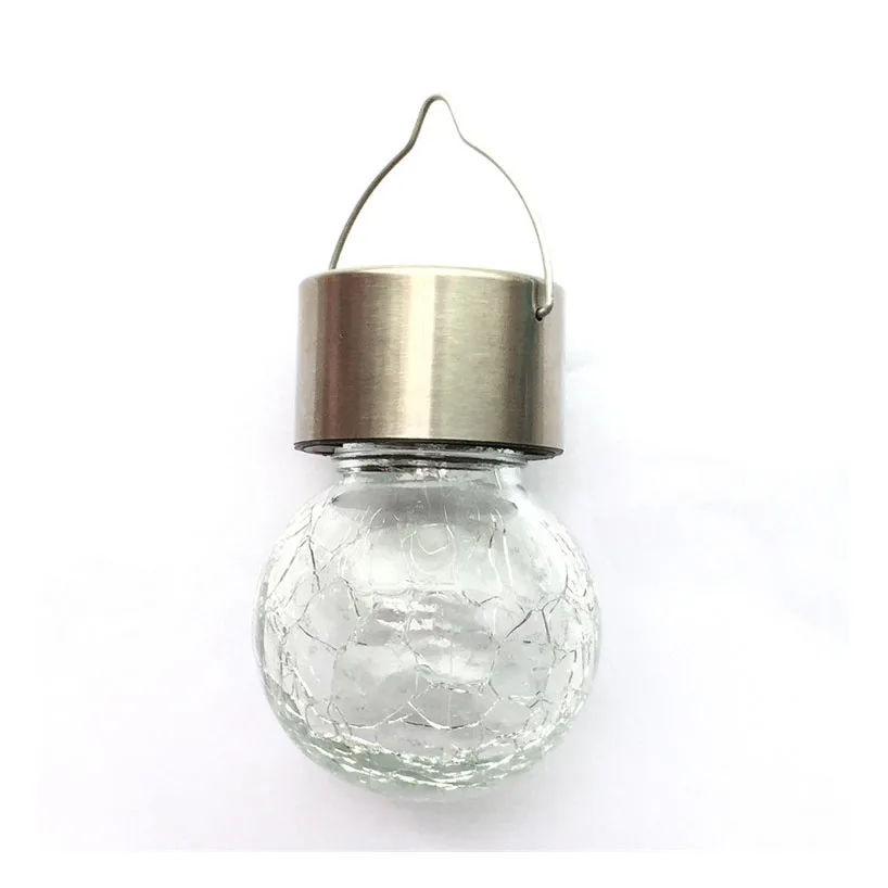 HOMIFINE подвесные солнечные светильники наружные на солнечных батареях водонепроницаемые Ландшафтные фонари с трещиновым стеклом дизайн для украшения