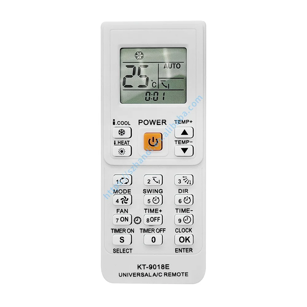 AC Remote Controller control Universal KT-9018E Air Conditioner part air conditioner spare parts Air conditioner remote control